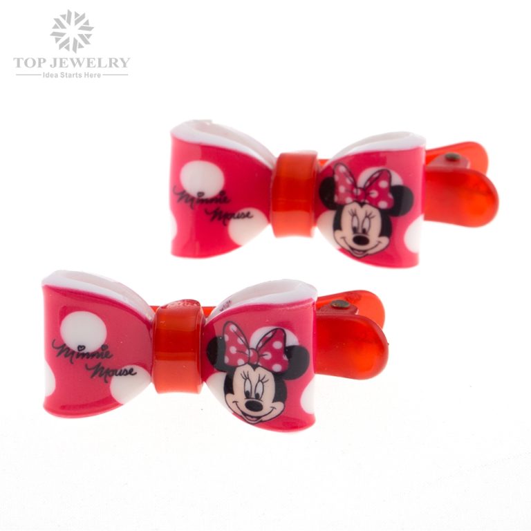 minnie mouse hair clips